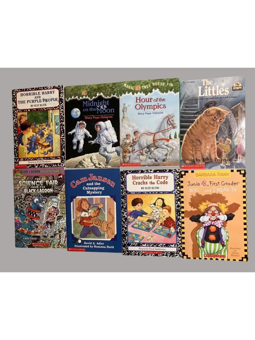 Scholastic Paperback Childrens Books Including Magic Tree House & Junie B. Jones